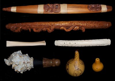A_selection_of_Taonga_pūoro_from_the_collection_of_Horomona_Horo.jpg