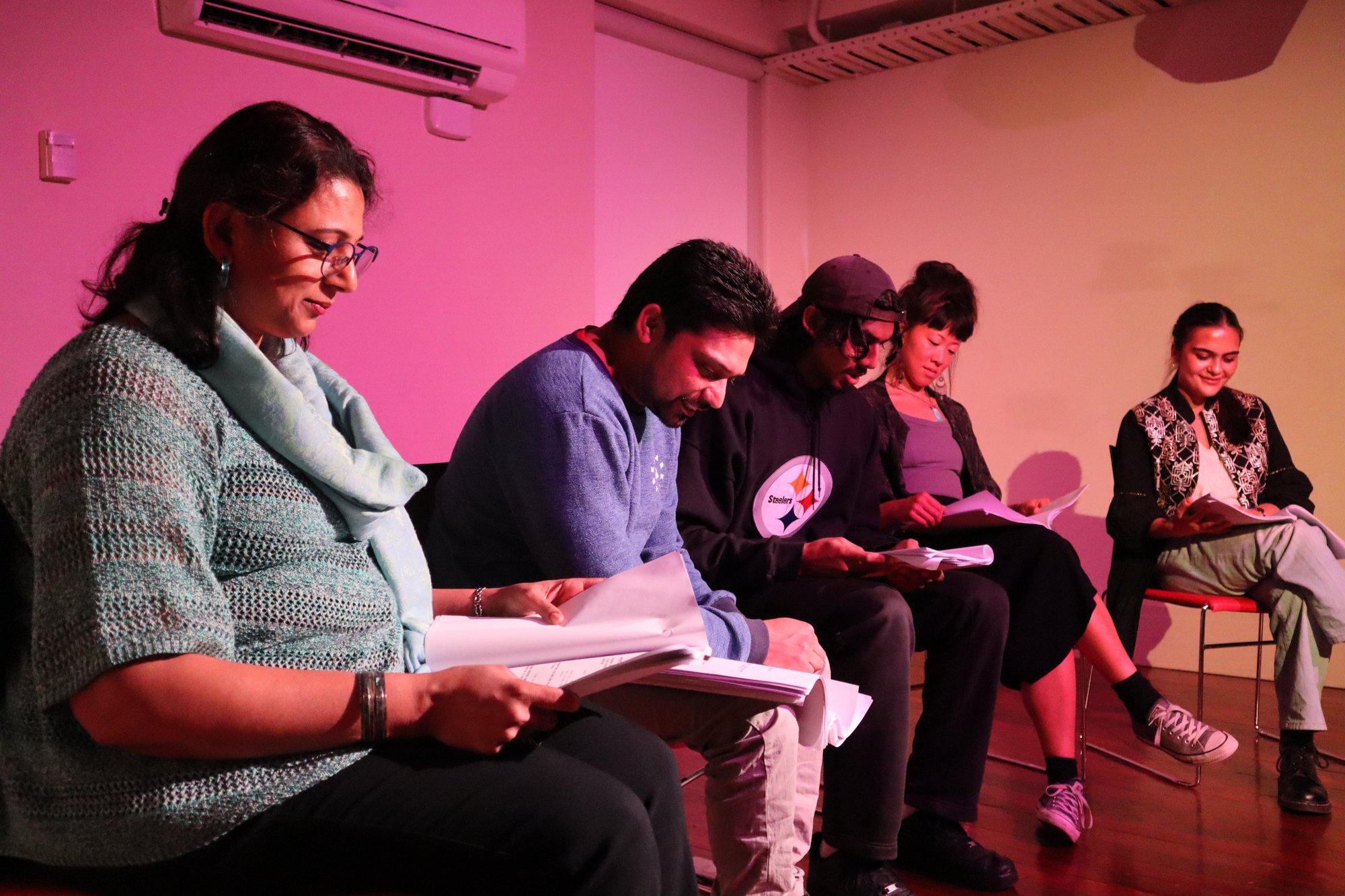 Fresh off the page, Marvel or DC play reading cast